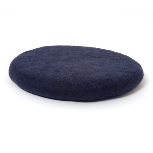 Coussin Chakati en feutre - marine